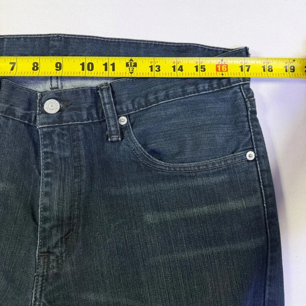 Levis 527 Slim Bootcut Jeans Mens 34x34 Dark Wash Indigo Denim 05527-0248